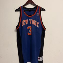 Vintage 90s Champion New York Knicks John Starks 