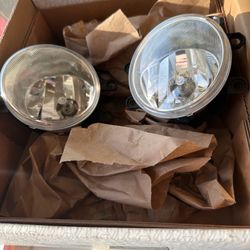 OEM Toyota Fog Lights L+R Set Koito 12-580 w/brackets Corolla 4Runner RAV4