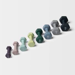 All in Motion Dumbbell Set (2, 3, 5, 8, 10, 15lbs)