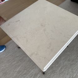 Marble Top Coffee Table & End Table