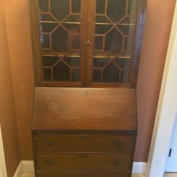 Bookcase With Desk 