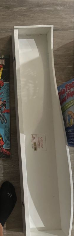 White Long Narrow Storage Box