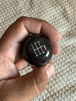 6 speed carbon fiber weighted shift knob