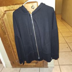 2x Black Zip Up