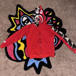Bape Hoodie (Red)