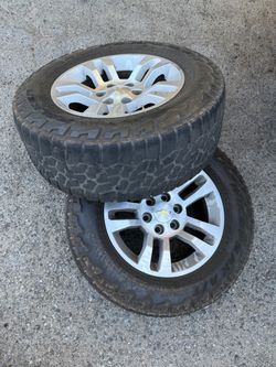 Chevy avalanche rims