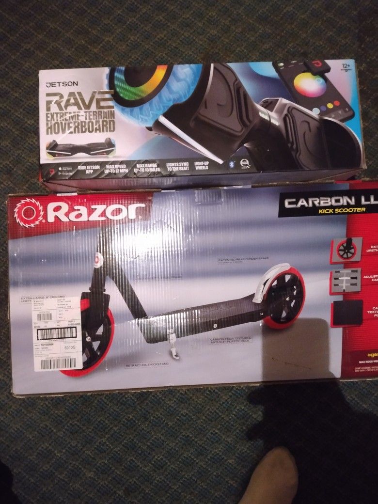 Hoverboard And Razor