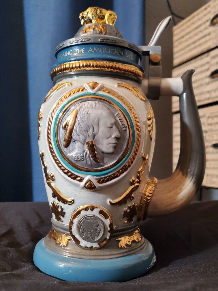 🔥 RARE Buffalo Nickel Stein – $80 OBO – Must See! 🔥