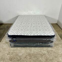 Queen Sealy Posturepedic Pillow Top Mattress ( Delivery Is Available)
