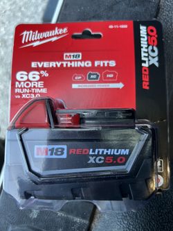 Milwaukee M18 Red Lithium XC 5.0