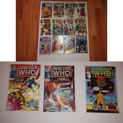 Doctor Who 15 Comic Lot Marvel 1984 7-15, 17 18 19 20 21 22 Gibbons New