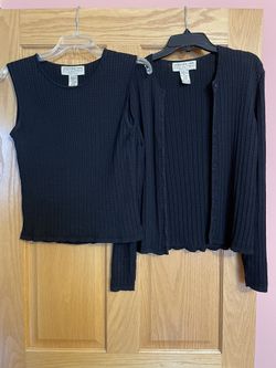 Jones Black Medium Sweater Twinset