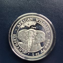2021 100 Shillings Somali Republic 1 oz Ag 999.9