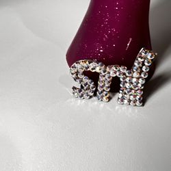 Brooch  White Rhinestone Brooch - Pin 