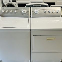 Super Capacity Refurbished Washer and Electric Dryer Kenmore 800 Series Set 