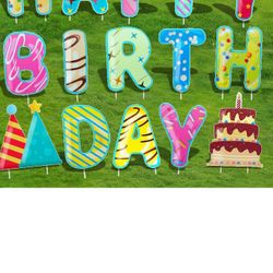 Letras Grandes  De Cumpleaños  