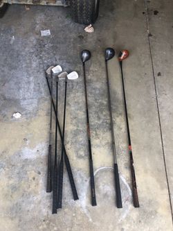 Golf clubs $10 for all.