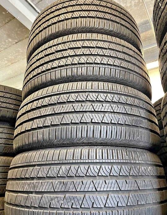 255 45 20 Set De Llantas CONTINENTAL Con 80% De Vida Las 4tires