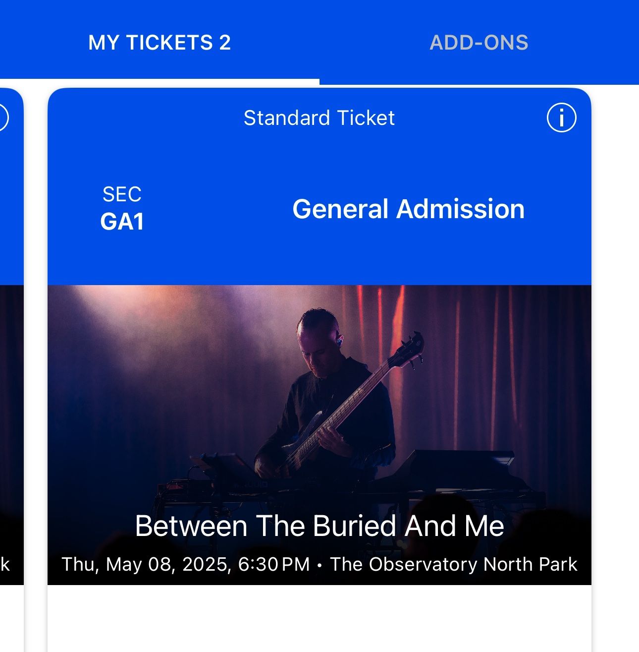 Between the Buried and Me & Protest the Hero Tickets