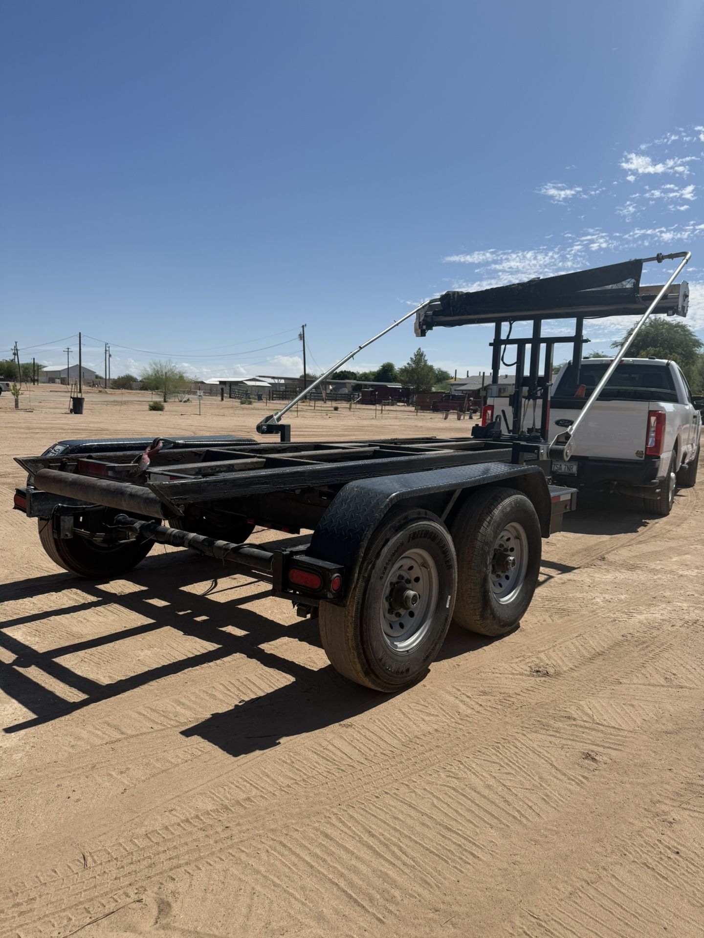 TX Pride Roll Off Dumpster Trailer