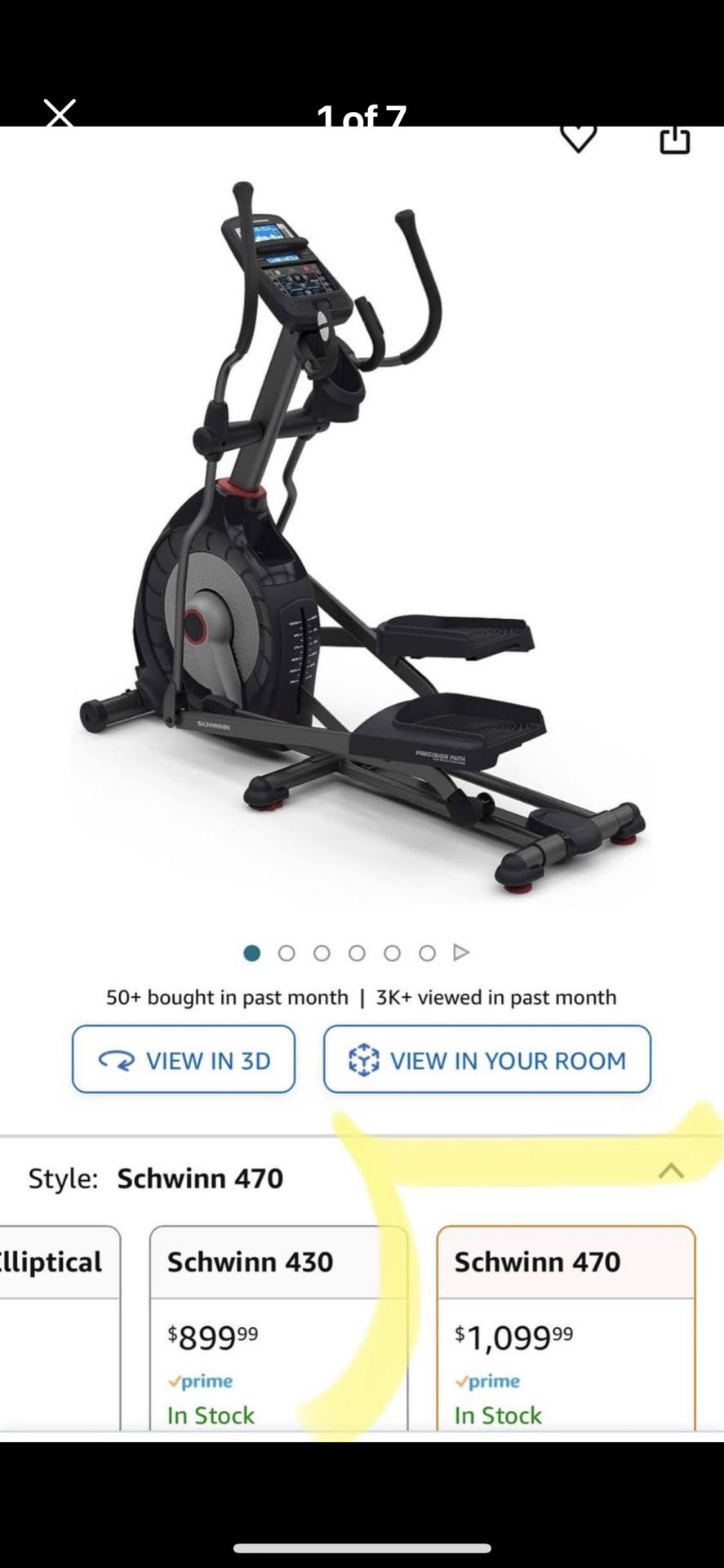 Schwinn 470 Elliptical