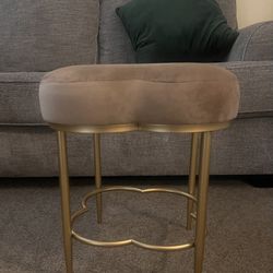 Vanity Chair. Footstool 