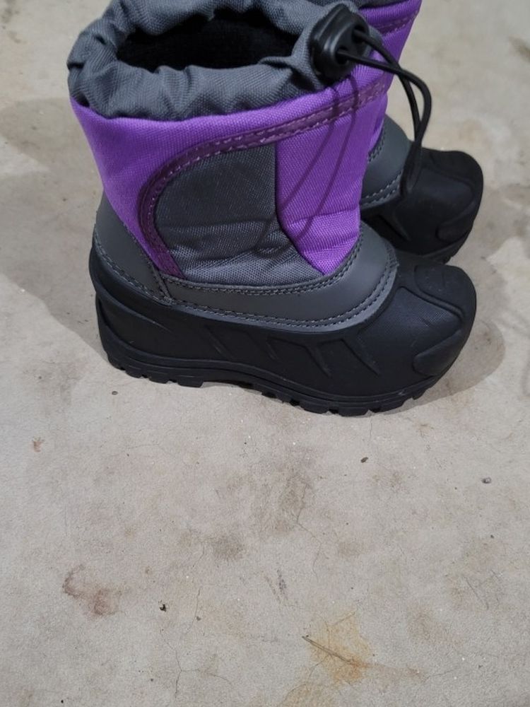 Child Snow Boots Worn Once