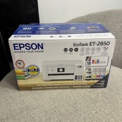 Epson EcoTank ET-2850 Color Inkjet All-In-One Printer - White
