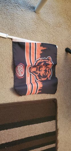 Chicago Bears Dr Pepper Car Flag