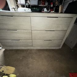 Spacious wooden dresser