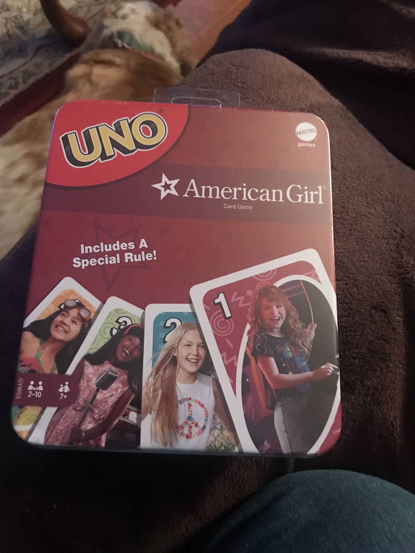 American Girl Uno Cards