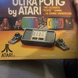 Vintage 1977 Atari Ultra Pong in box in amazing condition.boxed up for over 35 years no manual but the box is in amazing condition