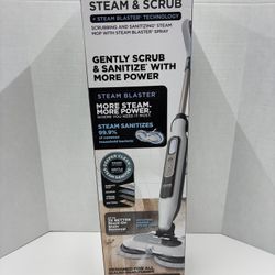 SHARK Steam and Scrub Corded Steam Mop and Cleaner for Hard Floors, trapeador a vapor para piso