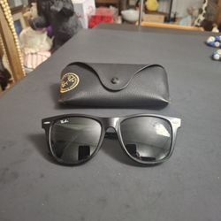 Ray-Ban RB2140 Original Wayfarer Classic Polished Black Sunglasses Cat 3 Lens For High Brightness, Hand Made In 🇮🇹  W/Leather Case SEE DESCRIPTION 