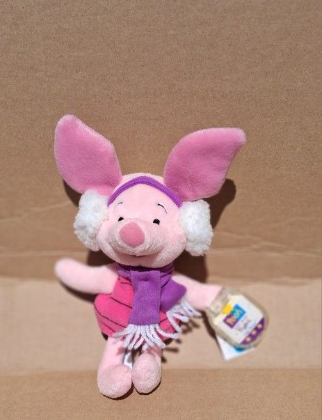 Disney Star Bean "SNOW BUDDY PIGLET" Winnie the Pooh Plush Beanie w/Tag