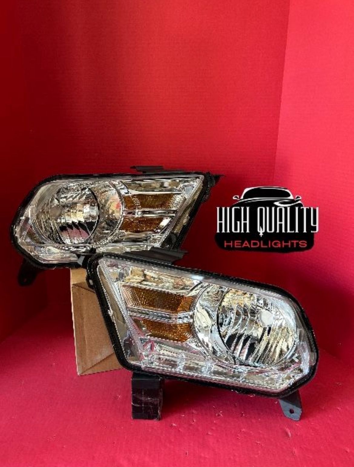 Ford Mustang 2010. 2014 Headlights.