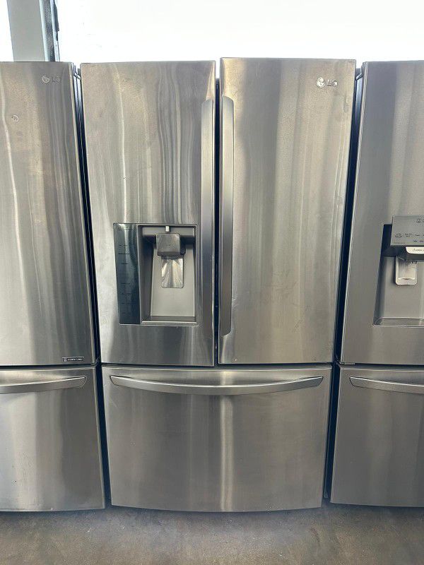 Lg Stainless Steel French Doors Refrigerator Fully Functional 