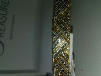 18 k real gold over bracelets real stones
