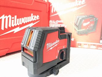 100ft Milwaukee Green Cross & Plum Points Laser Combo