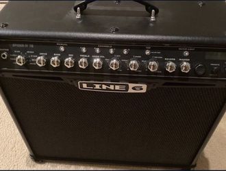 Electric Guitar Amp Line 6 iv 75 W - with Cover