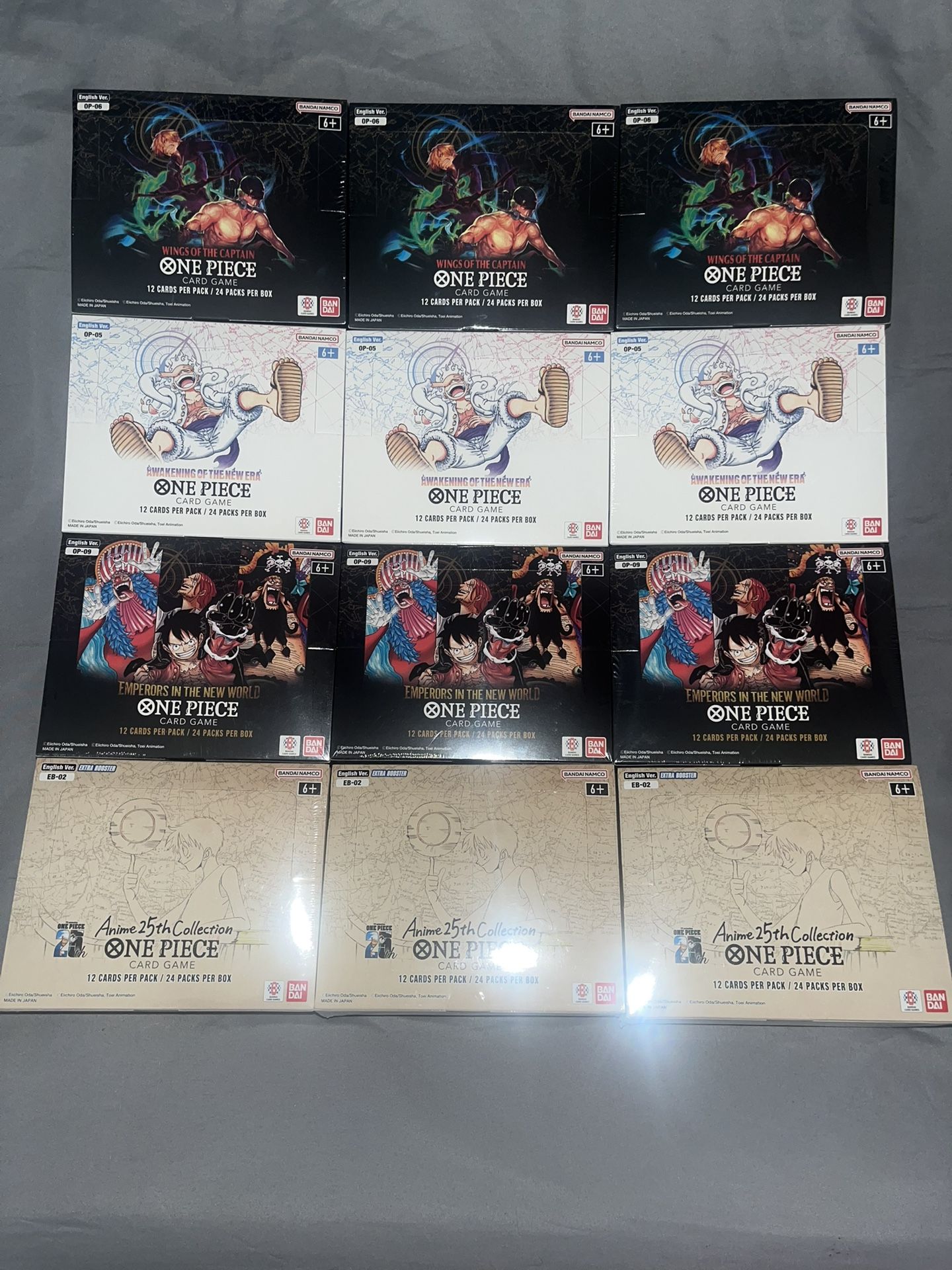 One Piece Booster Boxes