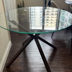 40 Inch Glass  Table