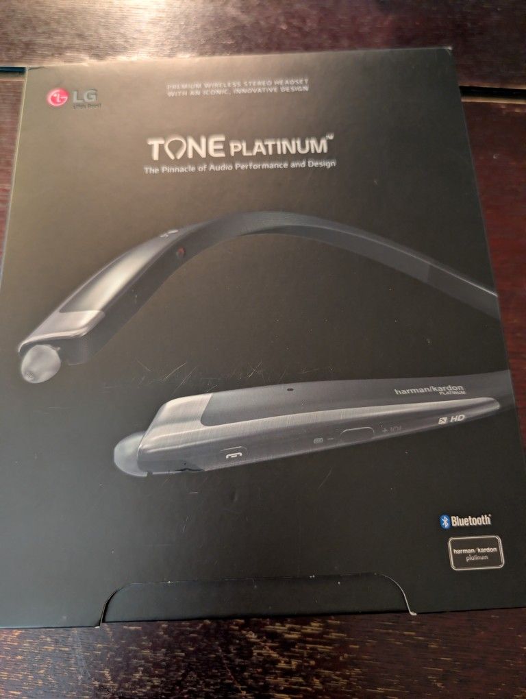 LG Tone Platinum Bluetooth headphones