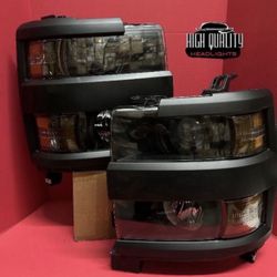 Chevy Silverado 2015. 2019 headlights.