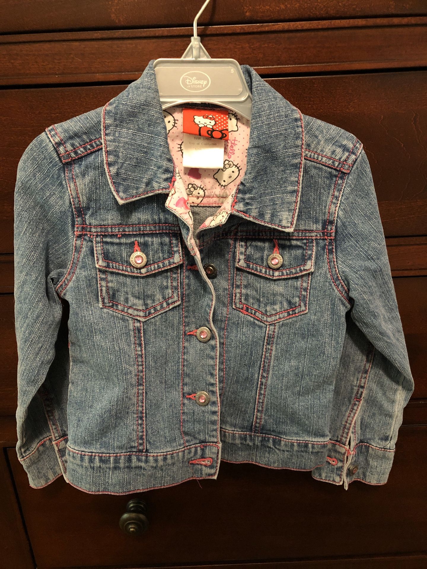 New Hello Kitty by Sanrio denim jacket