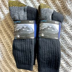 Wool Blend Crew Socks 