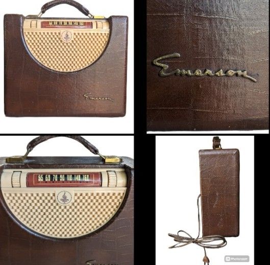 Antique Emerson Model 656,657 Brown Radio