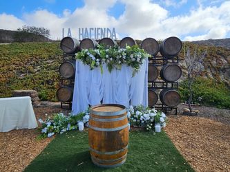 Flower Backdrop Wedding!!