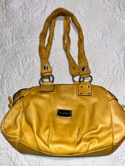 Mustard NUOVEDIVE Italian Leather Purse 