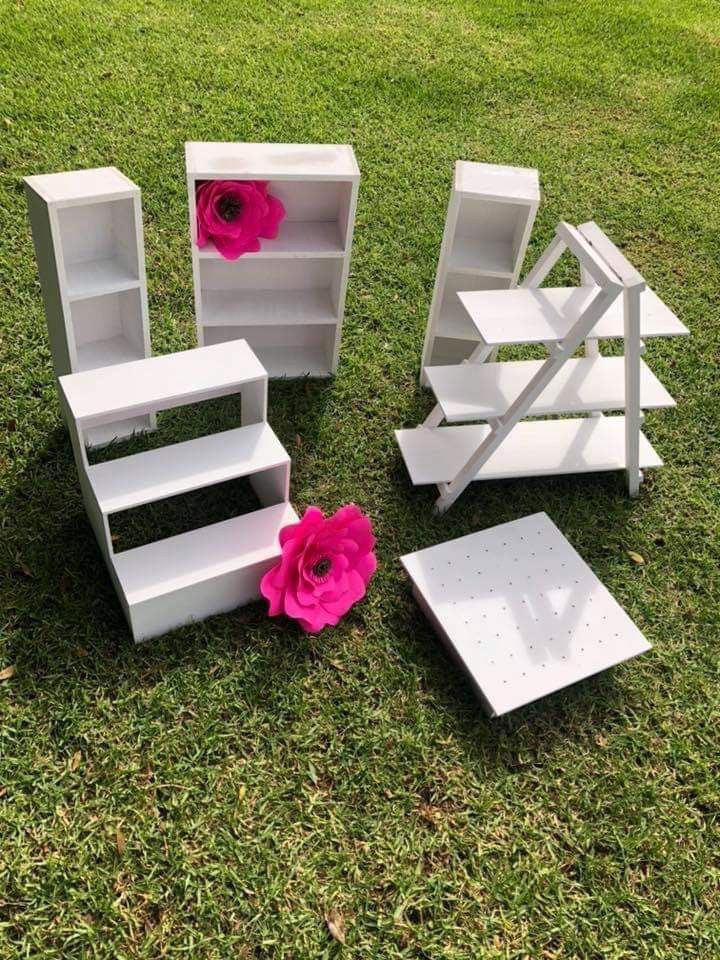 Bases de madera para postres